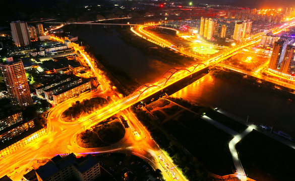 雁滩大桥夜景