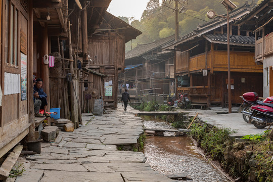 榕江县栽麻乡宰荡侗寨自然景观