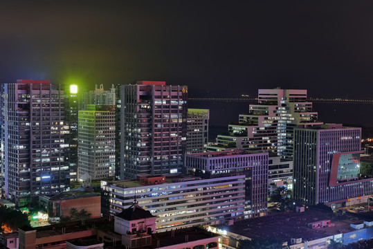 深圳城市风光夜景