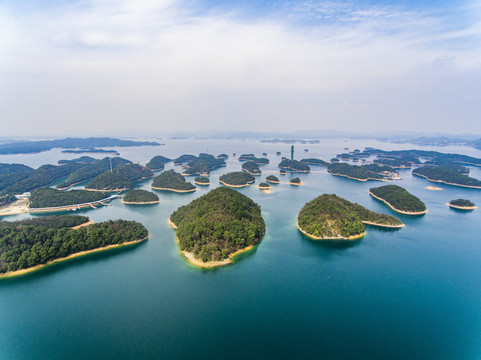 航拍庐山西海风景名胜区