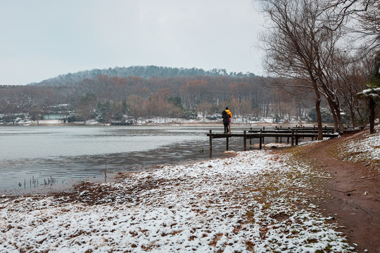 雪后琵琶湖