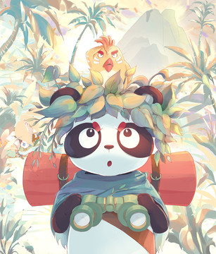 森林熊貓