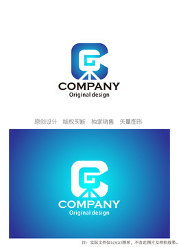 G字母logo设计CG字母标志