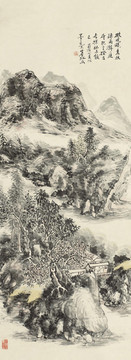 黃賓虹蜀游小景