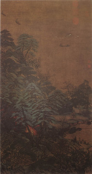 李思訓(xùn)江帆樓閣圖