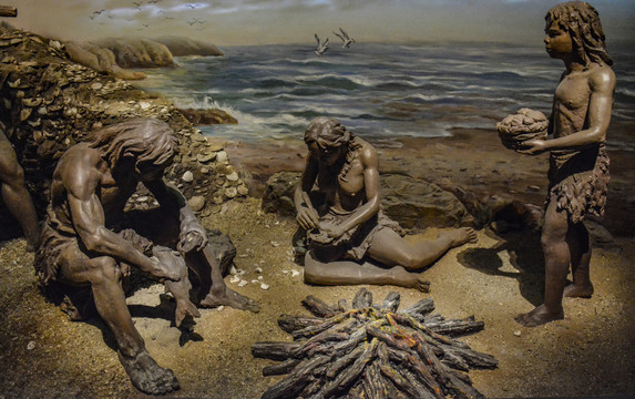 古代渔民生活场景
