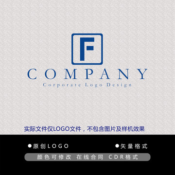 F字母logo设计