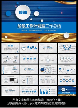 商务工作汇报ppt模板