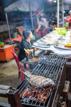 缅甸夜市