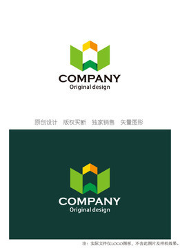 W字母logo设计