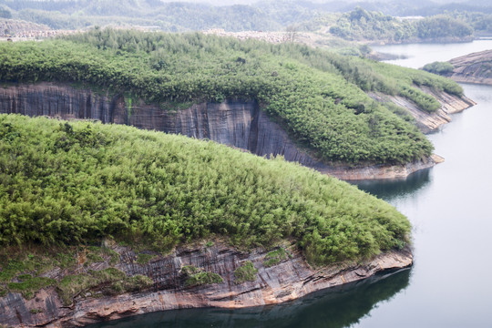 丹霞地貌山水风光