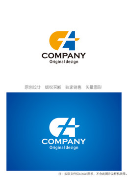 CT字母logo设计标志设计
