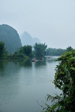 阳朔遇龙河