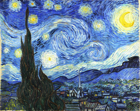 梵高星月夜
