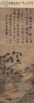 唐寅唐伯虎四十自述詩意圖