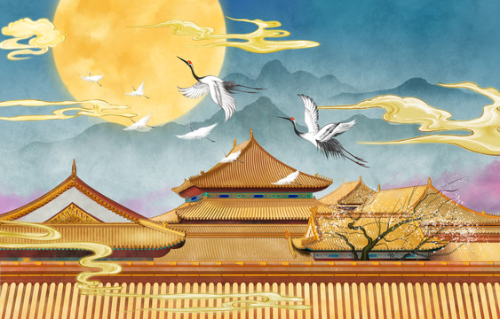 故宮插畫(huà)