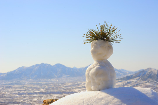 可爱的小雪人