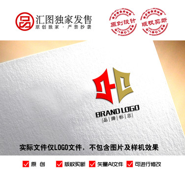 HD字母LOGO