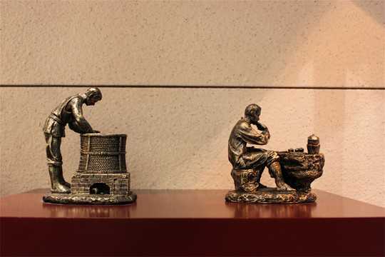 制茶雕塑