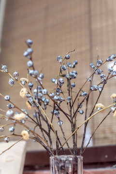 茶馆小景插花高清图