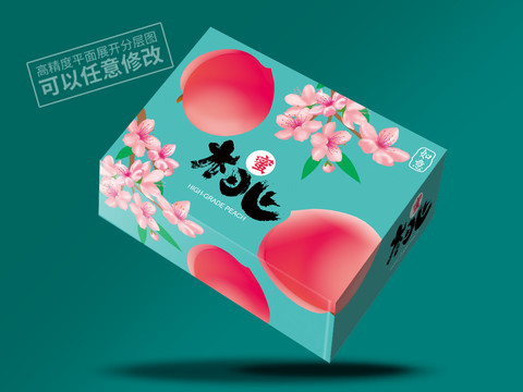 水蜜桃禮盒設(shè)計