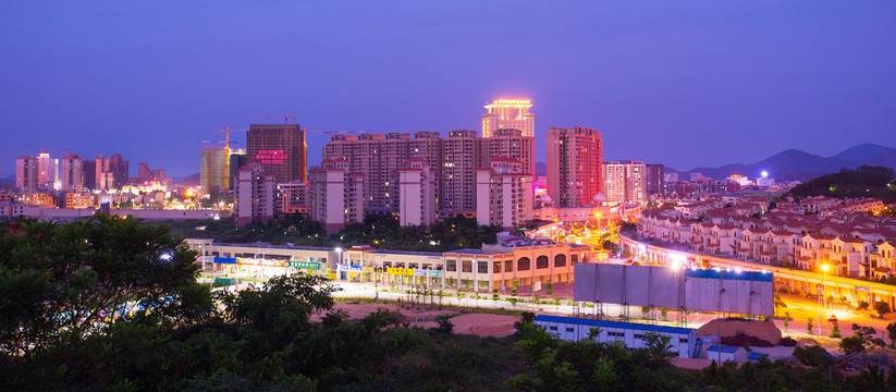 县城夜景