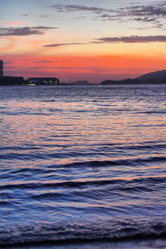 黄昏海景