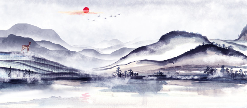 國畫山水