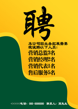 市場招聘