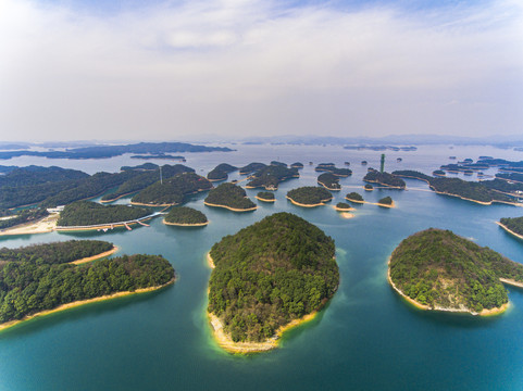 航拍庐山西海风景名胜区