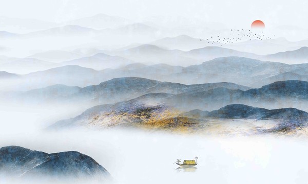 新中式山水畫