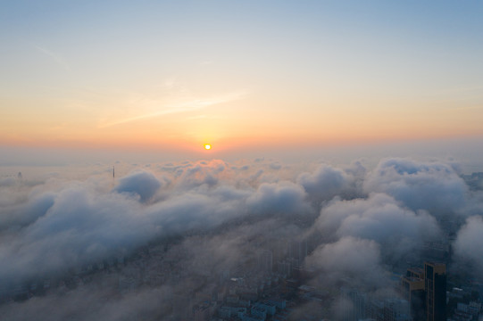 城市云海