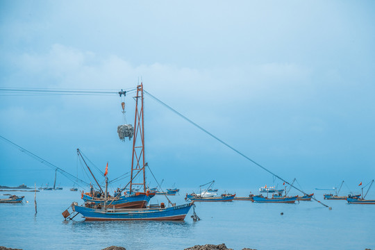 渔船海岛