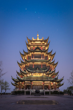 重庆鸿恩寺星空夜景