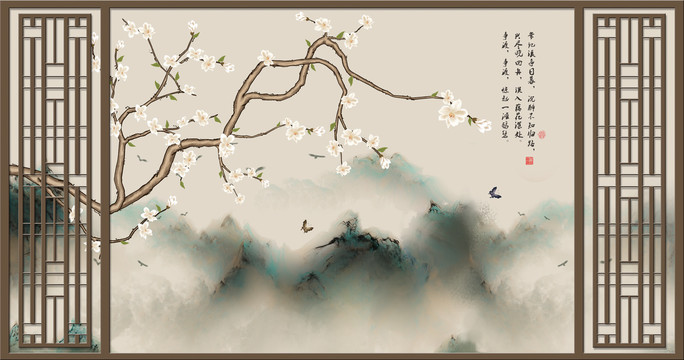 花鳥(niǎo)山水
