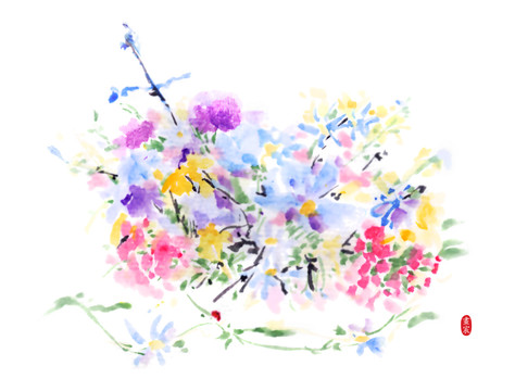唯美寫意花束