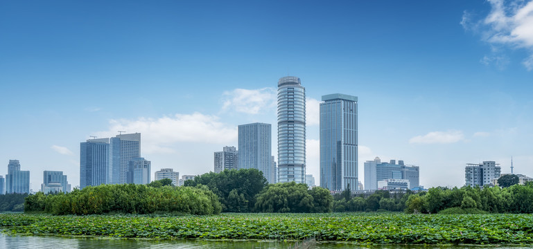 南京现代建筑背景