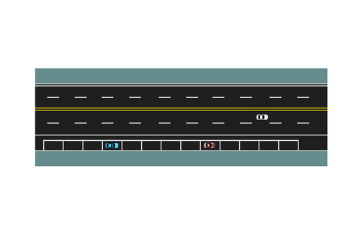 道路停车位平面图