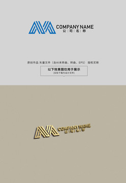 M字母logo