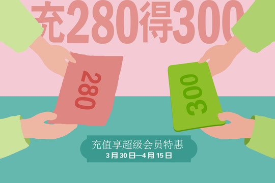 會員充值廣告