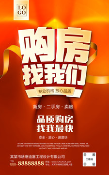 購(gòu)房海報(bào)