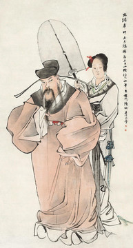 任伯年天官賜福