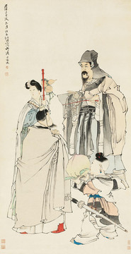 任伯年獻(xiàn)壽圖