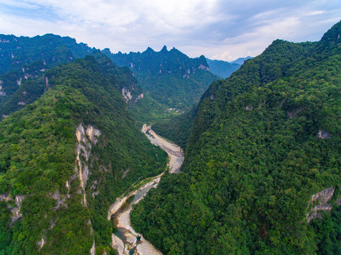 航拍光雾山