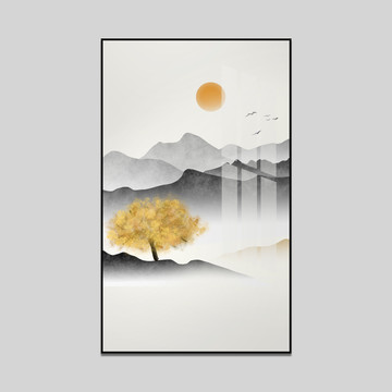 山水抽象畫(huà)