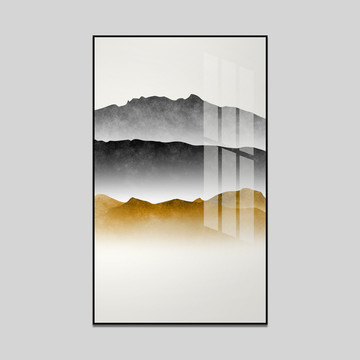 山水抽象畫