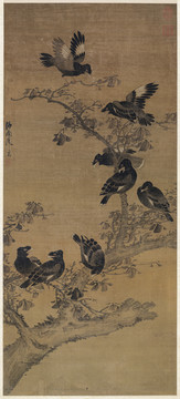 周之冕八百長(zhǎng)春圖