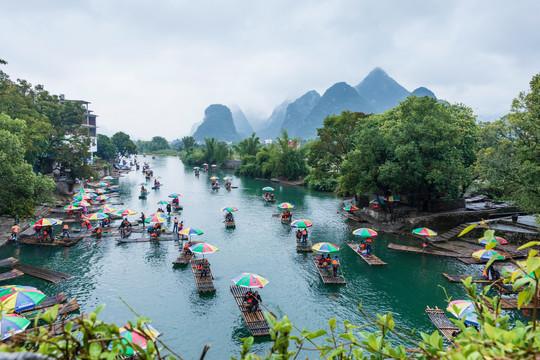 阳朔风光遇龙河