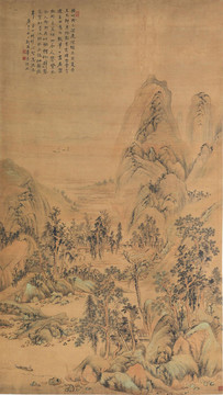華嵒水村圖