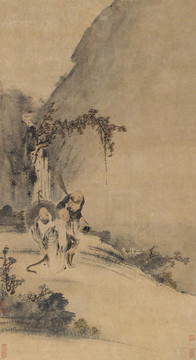 上官周羅漢圖